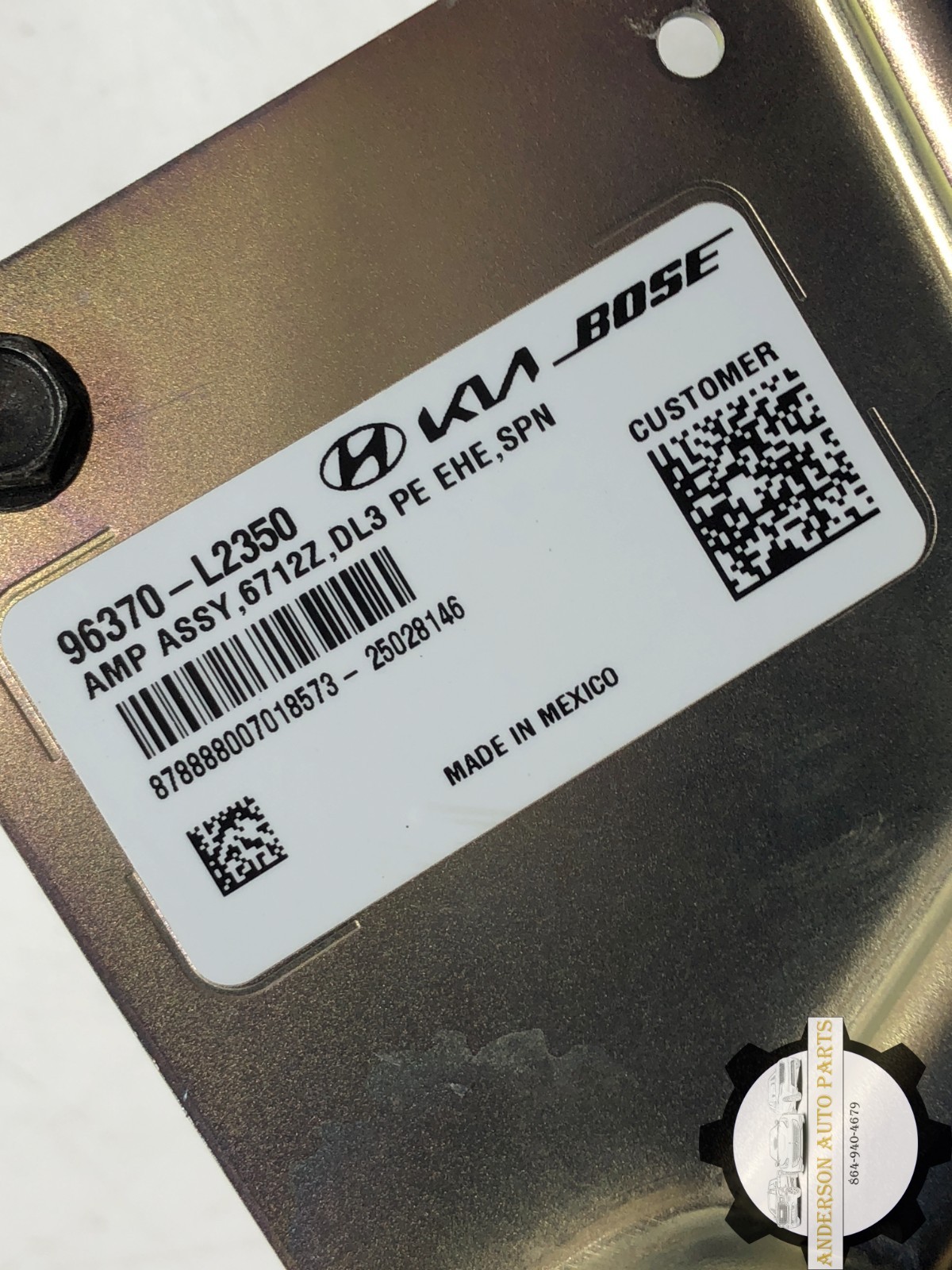 2025 KIA K5 BOSE AMPLIFIER OEM