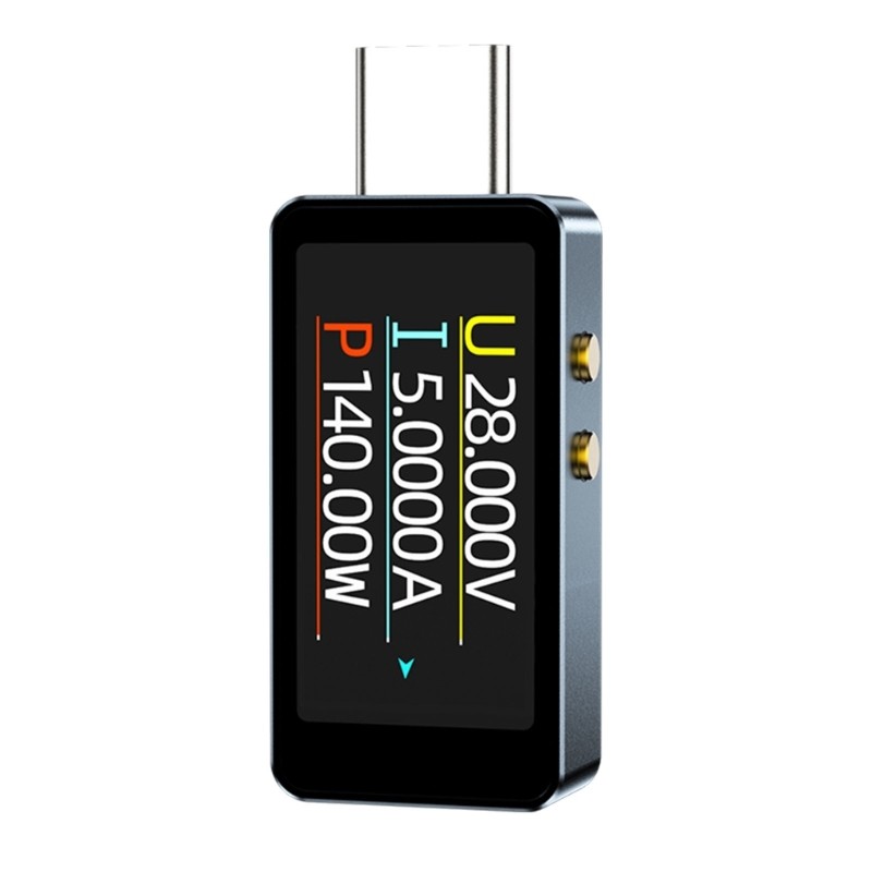DC4-28V Type C Power Detectors for Phone and Computer with Real Time Data