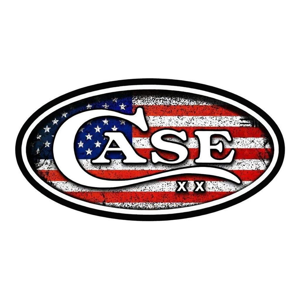 Case Knives XX script logo vinyl Sticker Decal (3 inch)
