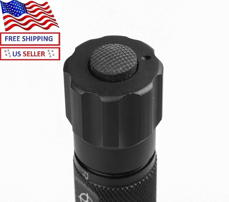 Sniper 1000 Lumen Flashlight LED Light with Picatinny Rail Mount Durable mode