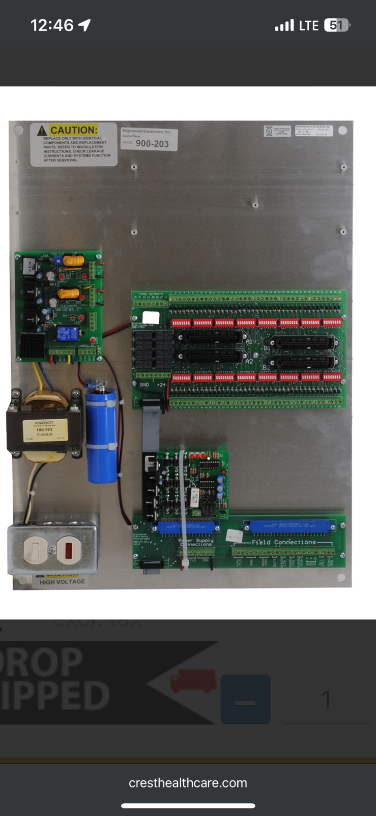 engineered electronics nurse call board