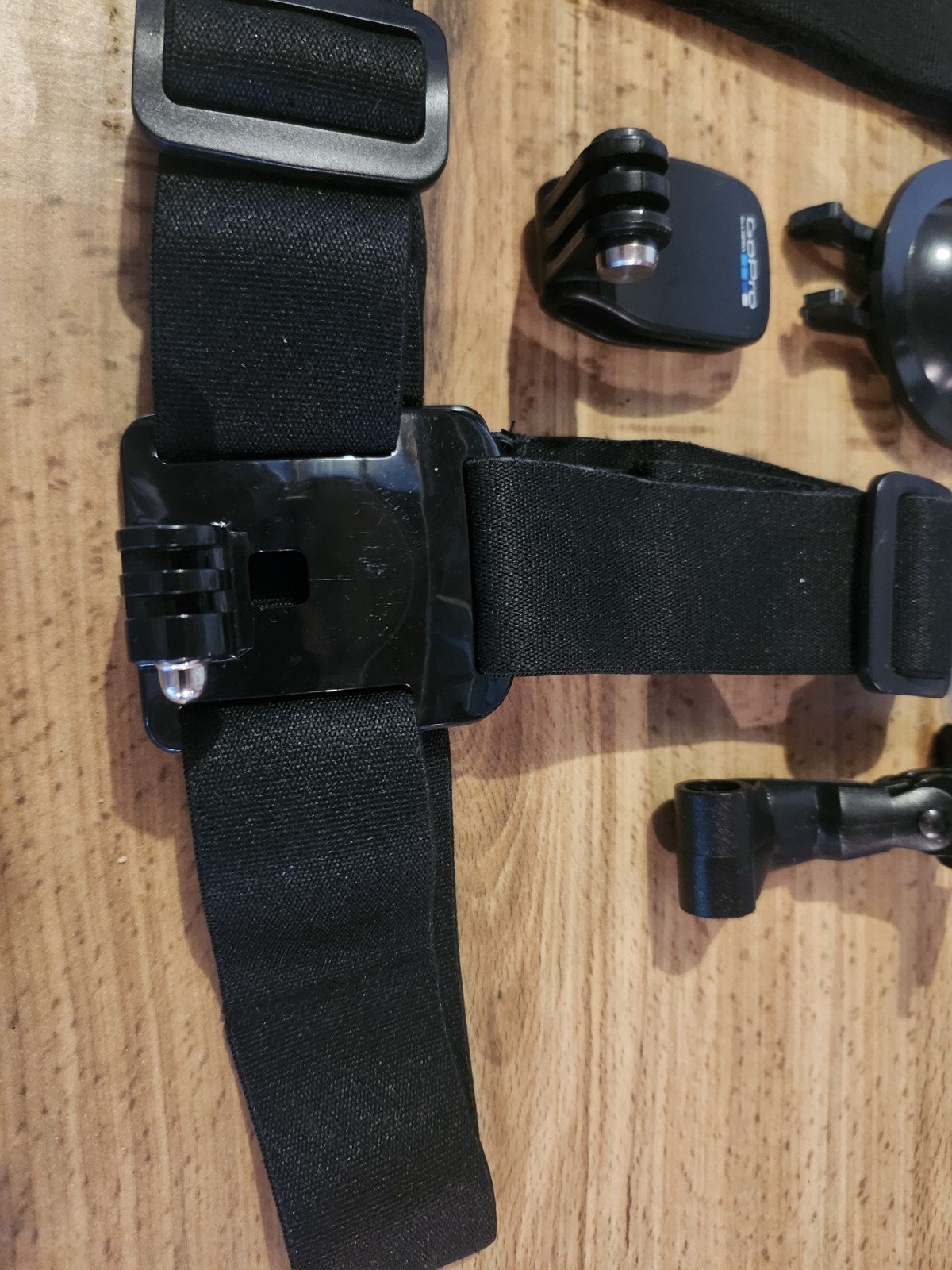 GoPro Accessory Bundle Mounts Straps Float Handle Suction Cup Black/Yellow