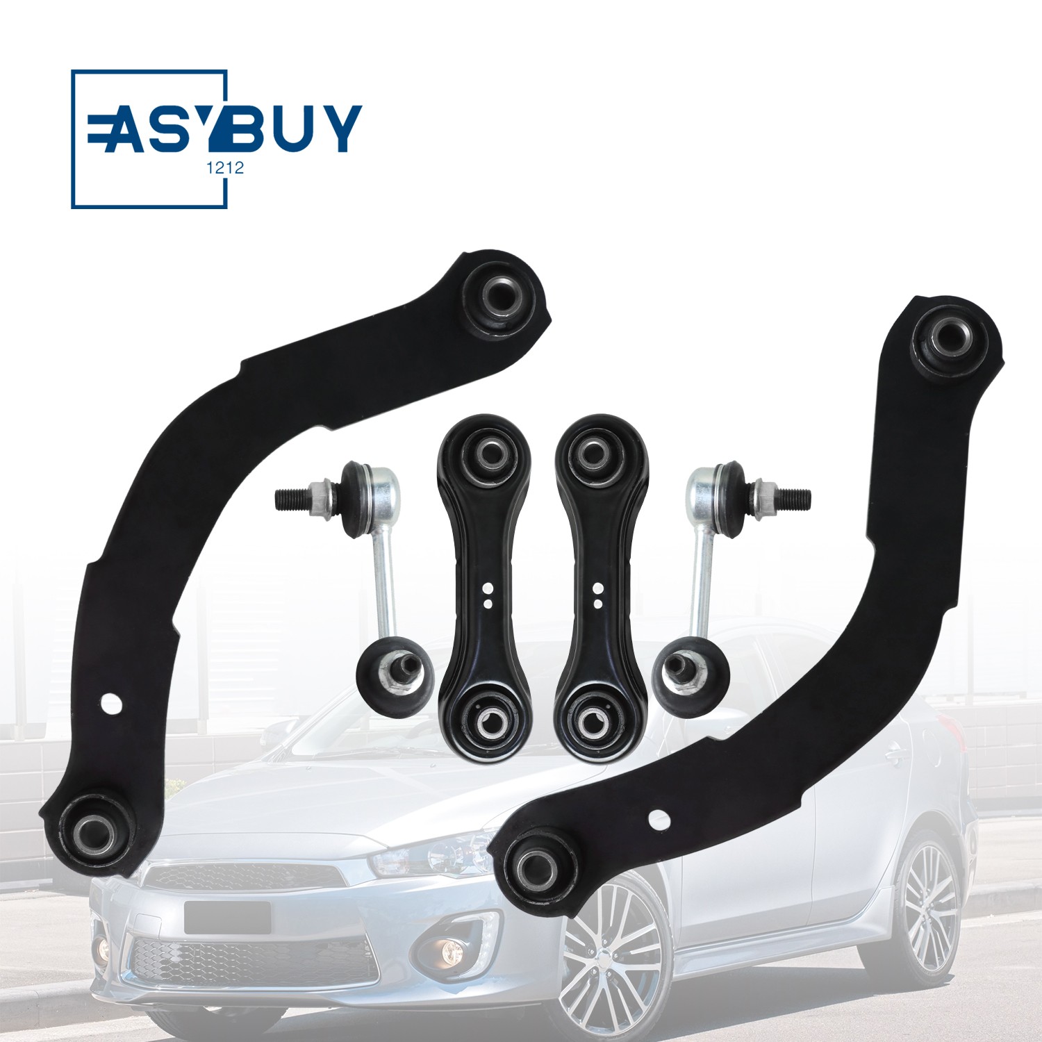 Control Arm Rear Upper Lower Set 4 for Mitsubishi Outlander Lancer 2007-2013