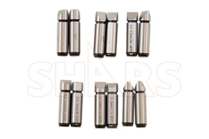 Shars Inch Thread Micrometer Anvils 6 Pairs Set TPI New !}
