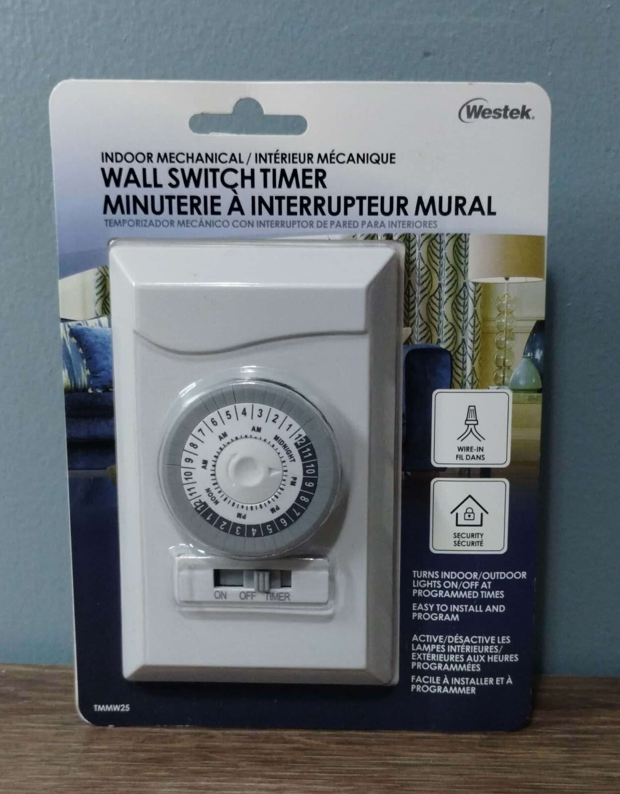 Westek TMMW25 Daily Mechanical Switch, White  NEW FACTORY SEALED