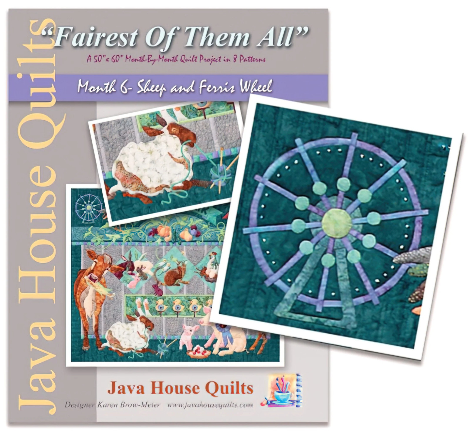 Fairest Of Them All Block of the Month - Month 6 Sheep & Ferris Wheel