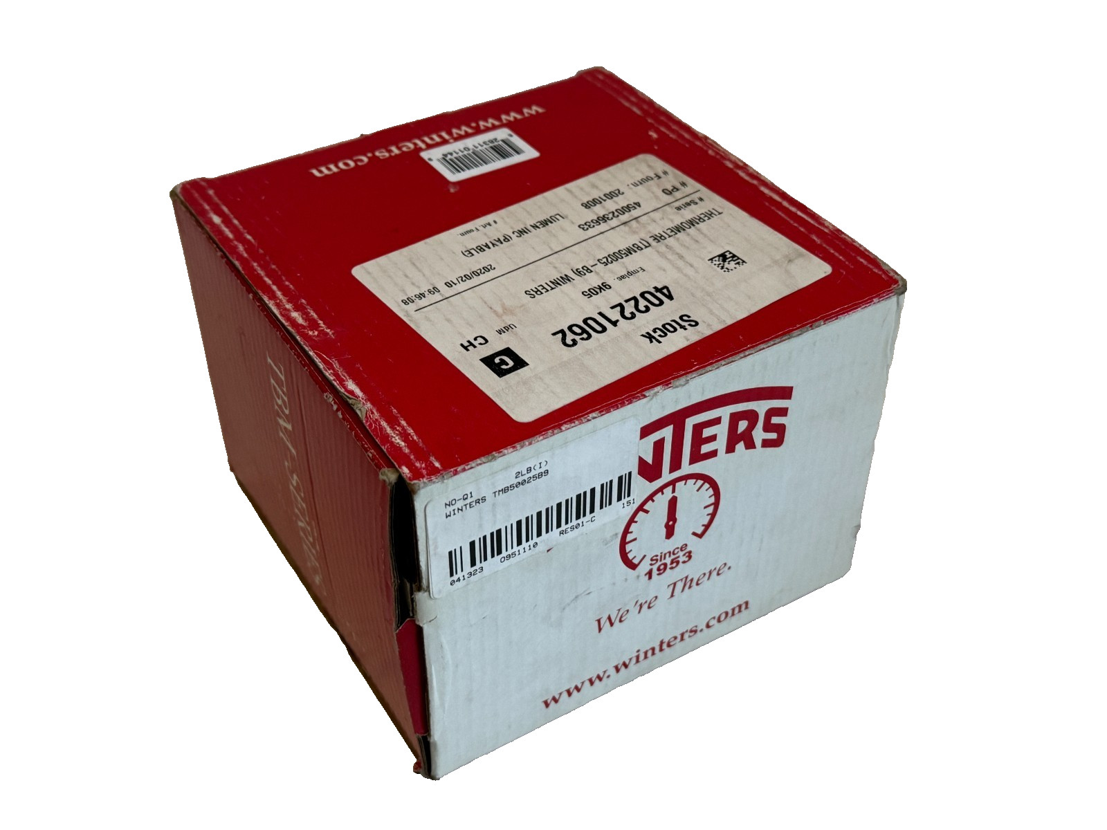 NEW IN BOX Winters TBM50025B9 Bimetal Thermometer 50-300°F
