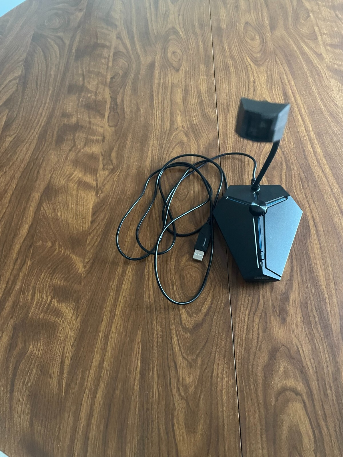 Black Computer and Laptop Microphone USB by CMTECK  used in Very  Good Condition