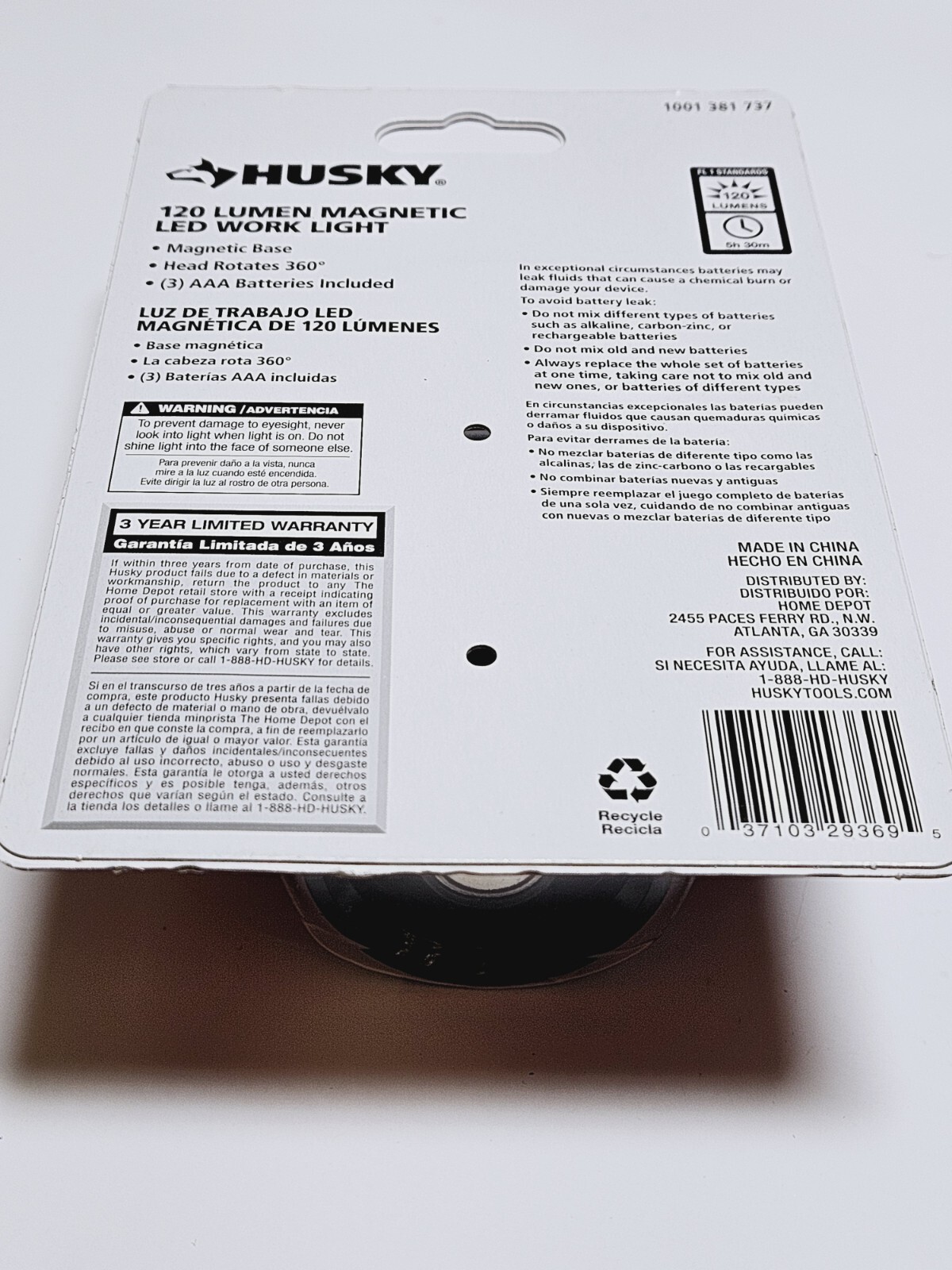 Husky 120 Lumen Magnetic Led 360 Light