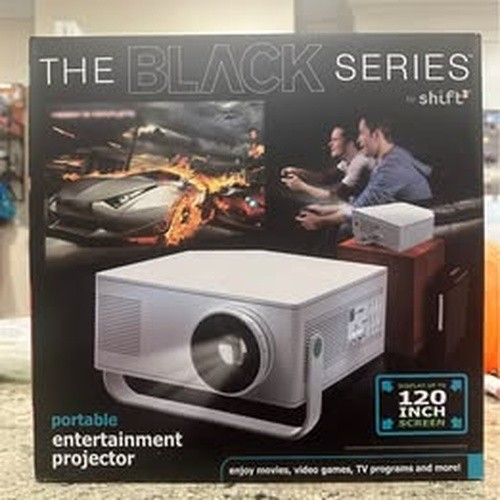 The Black Series Shift Portable Entertainment Projector Tested Working HDMI USB