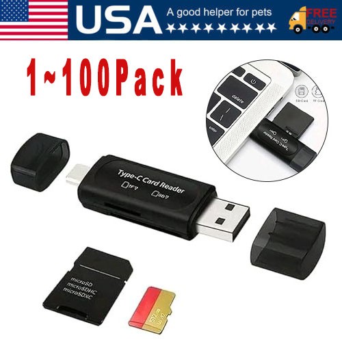 Card Reader USB 3.0 To SD Micro TF Memory Card Adapter PC Laptop Accessories Lot