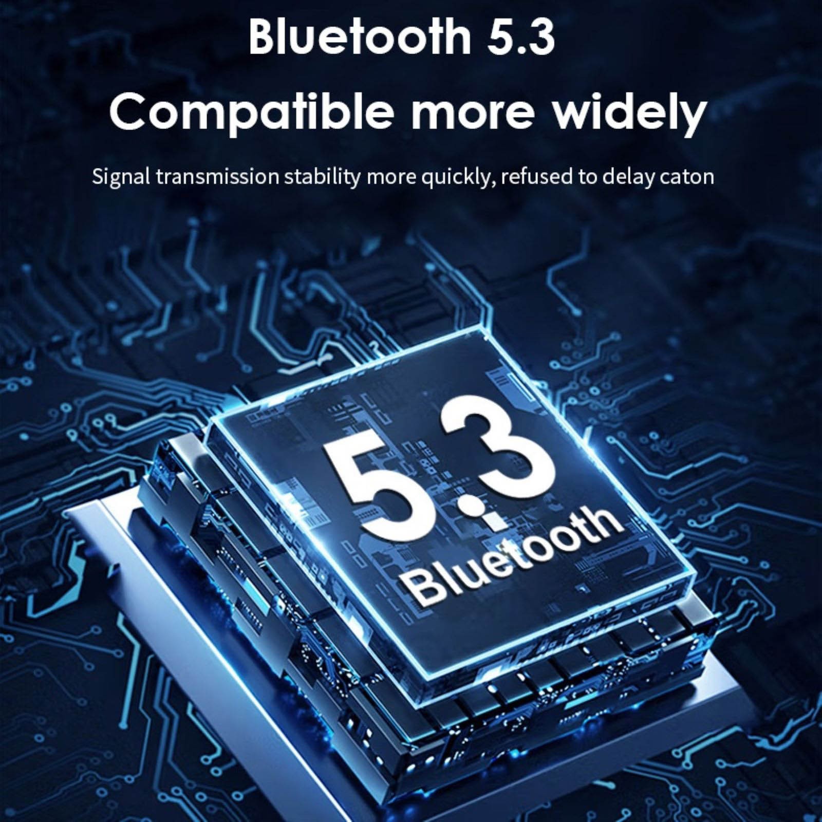 1PC 5.3 version New Bluetooth Receiver For Seamless Auto Reconnection
