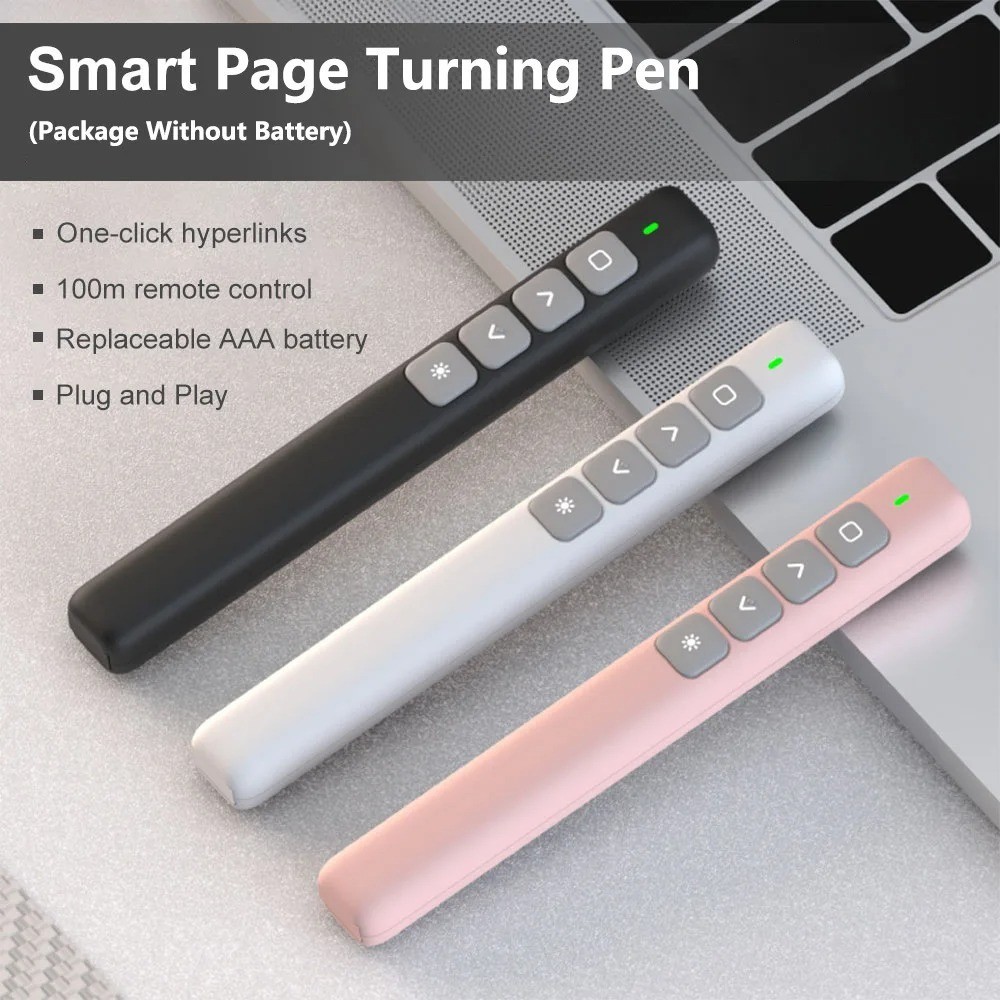 1 Pc Whiteboard Remote Control PPT Page Turner Infrared Multimedia Presenter Pen