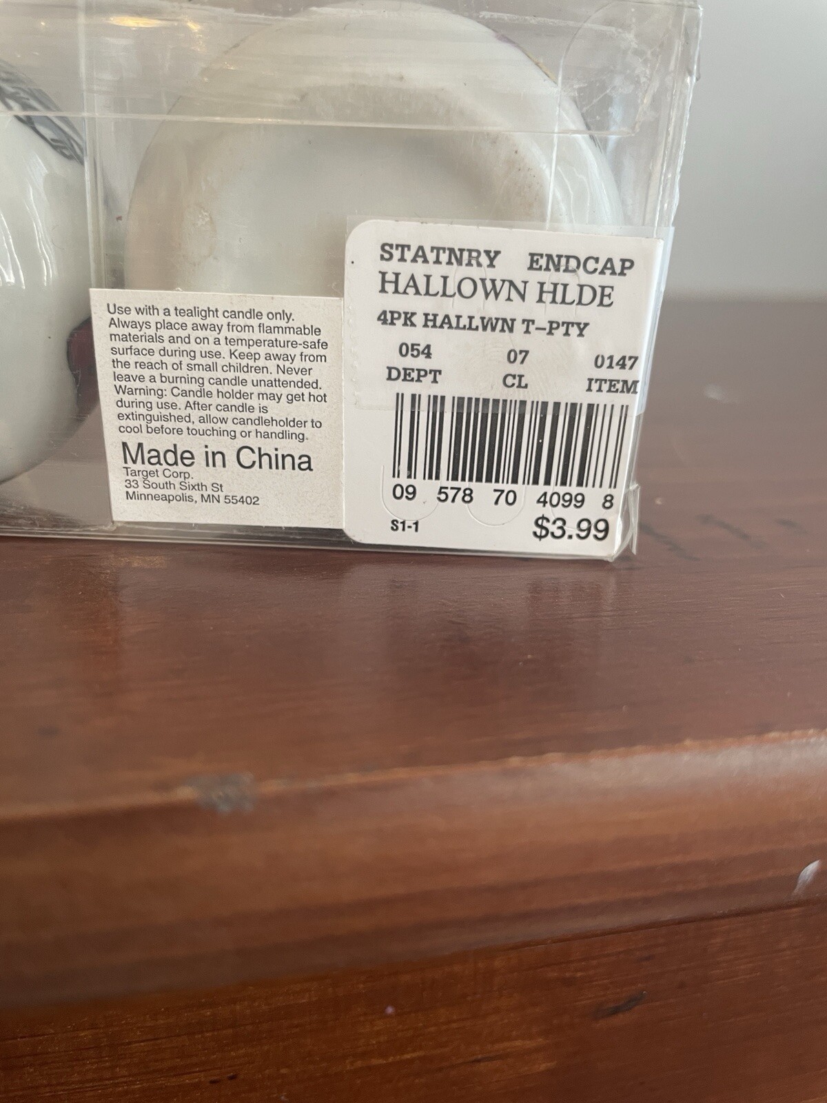 Hallowern Tea Light Holders Set Of 4