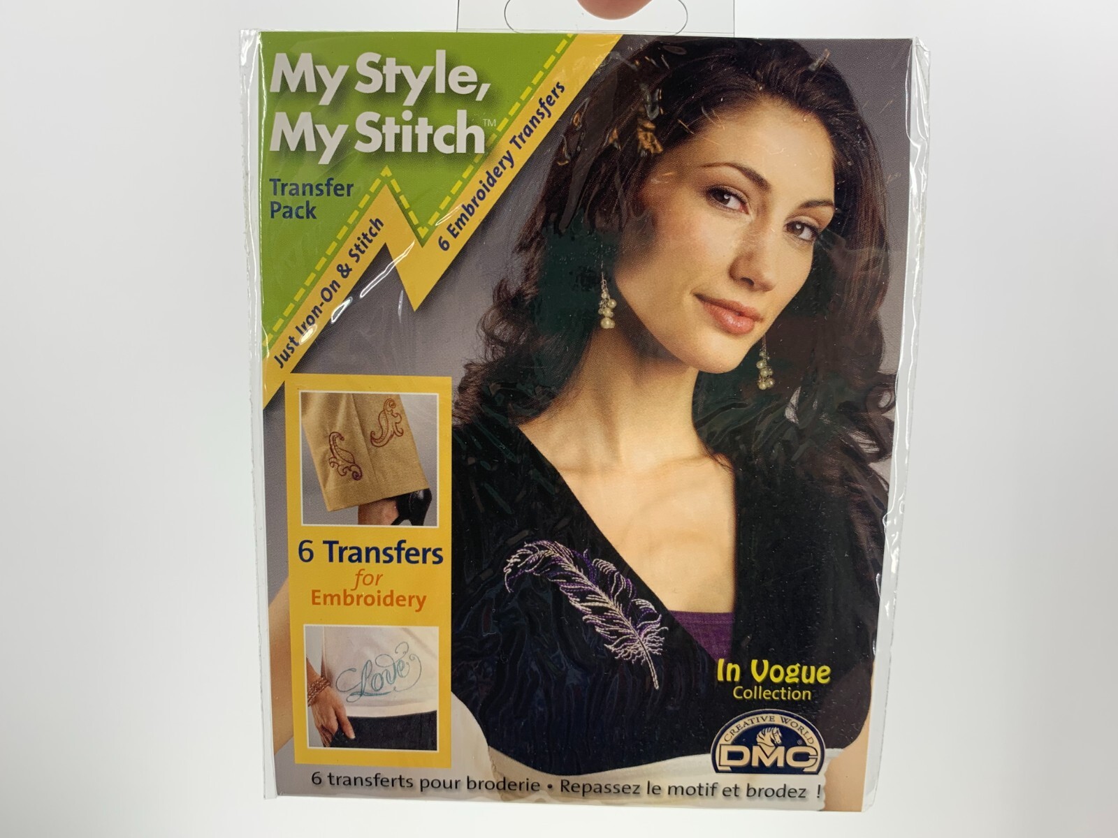 DMC Embroidery Iron-on - In Vogue Collection My Style My Stitch Transfer Pack