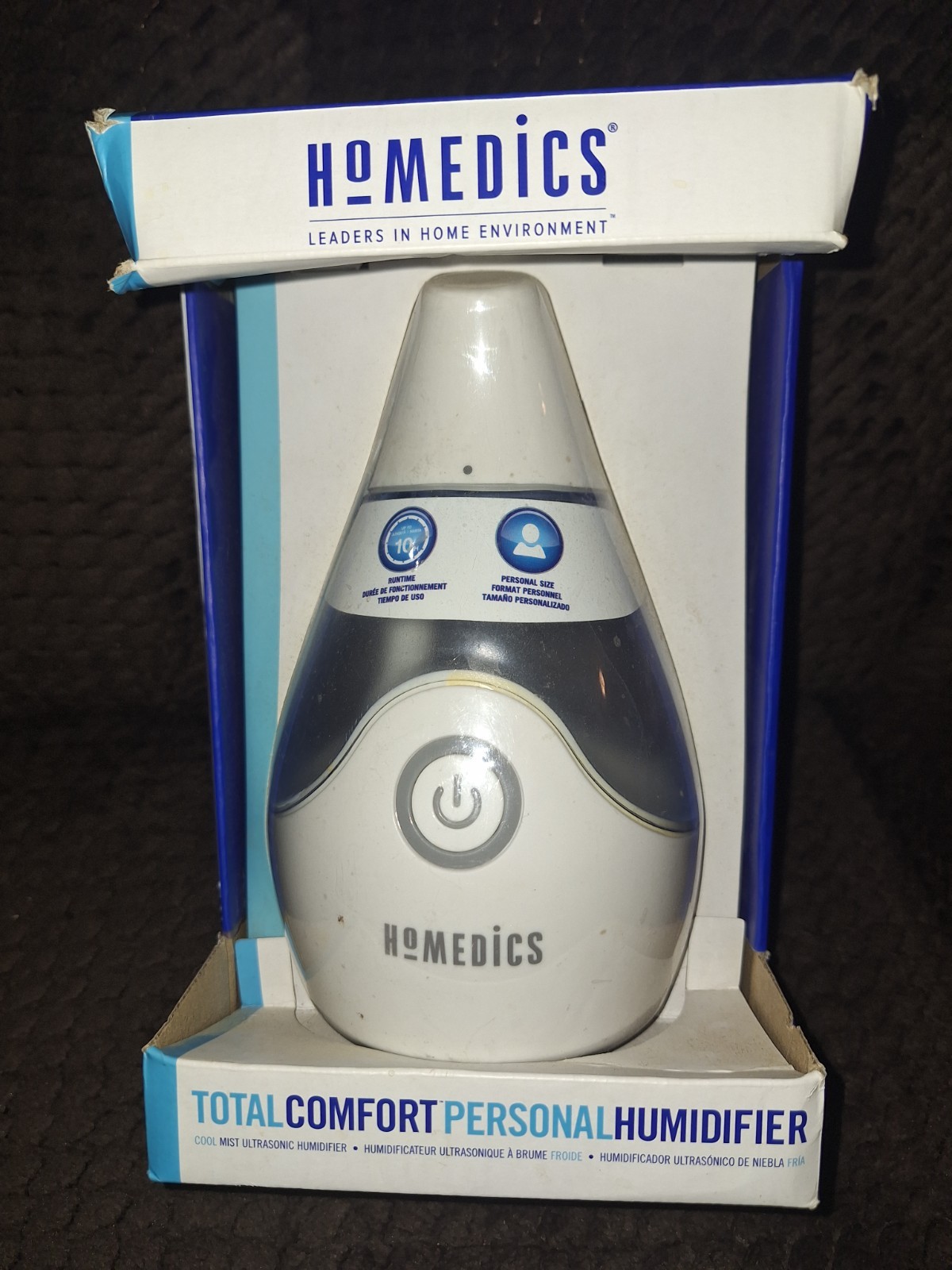 HoMedics®  Total Comfort Personal Humidifier Whisper Quiet