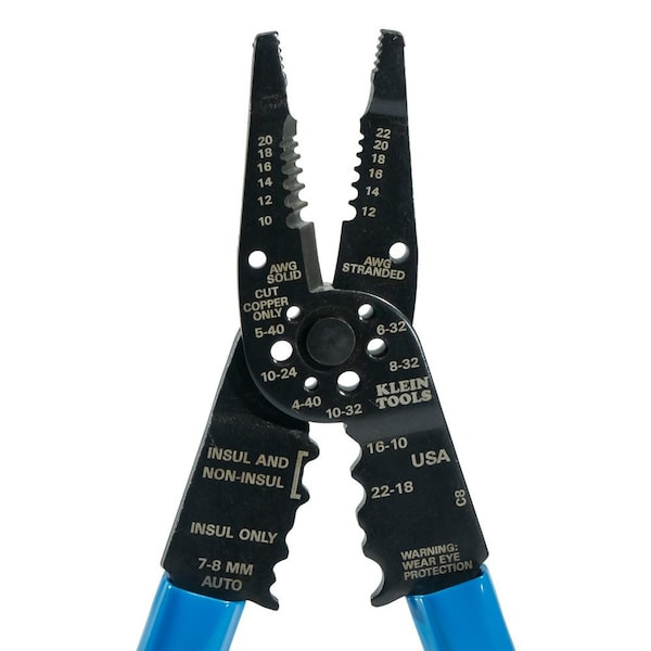 Klein Tools 1010 Long Nose Multi Tool Wire Stripper, Wire Cutters, Crimping