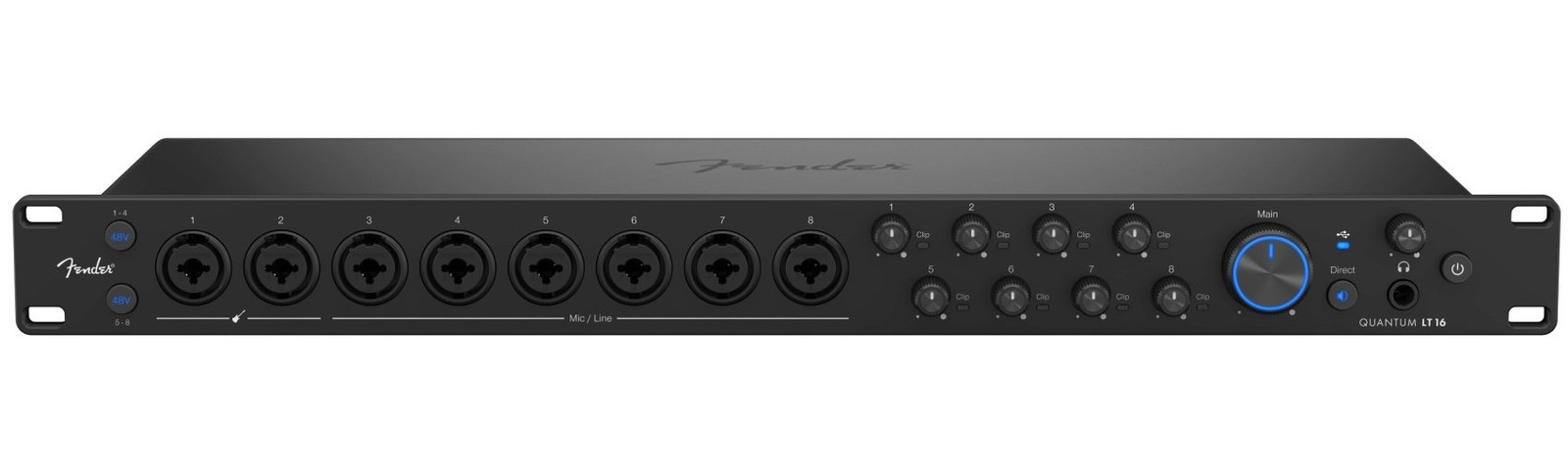 Fender Quantum LT 16 USB-C Studio Recording Audio Interface 16x8, 24 bit/192 kHz
