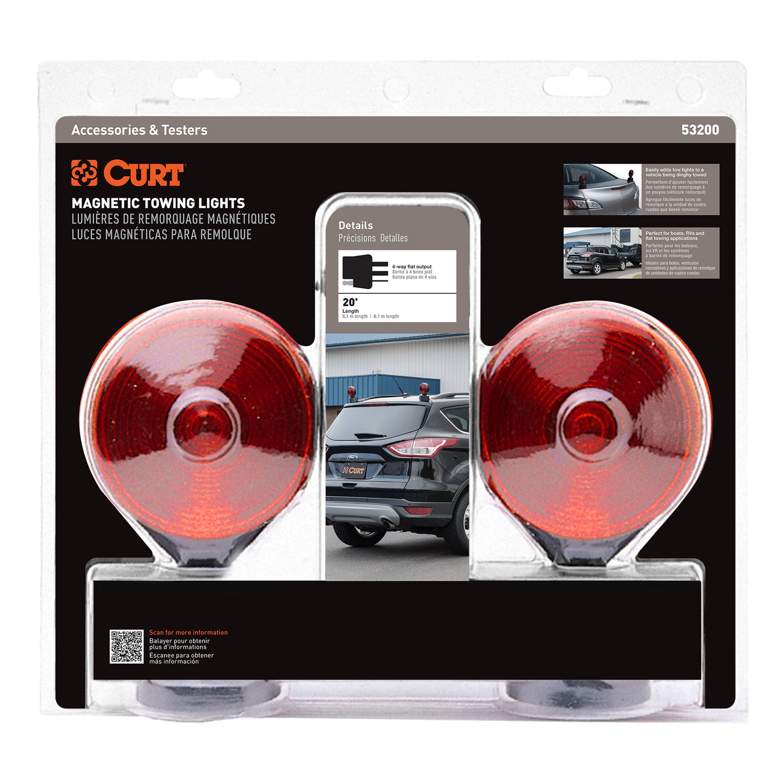 Magnetic Tow Lights