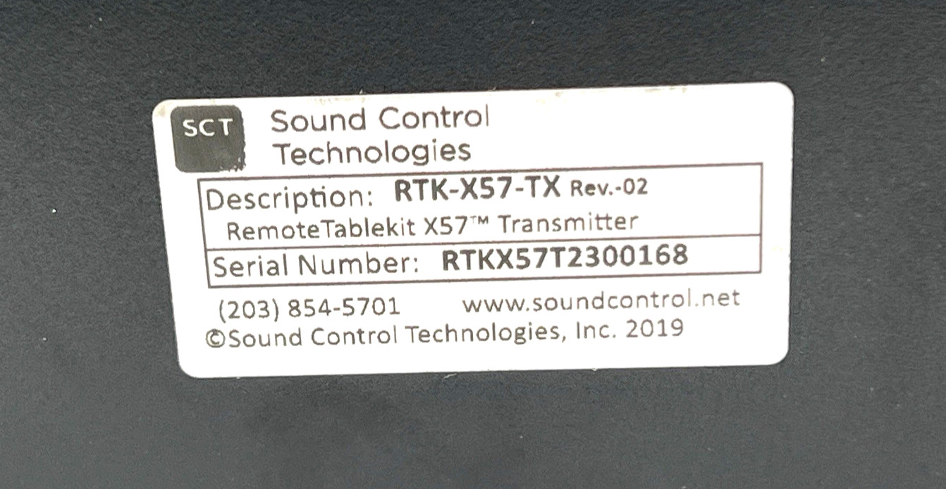 SOUND CONTROL TECHNOLOGIES RTK-X57 TX & RX SYSTEM POLY STUDIO REMOTE CABLE KIT