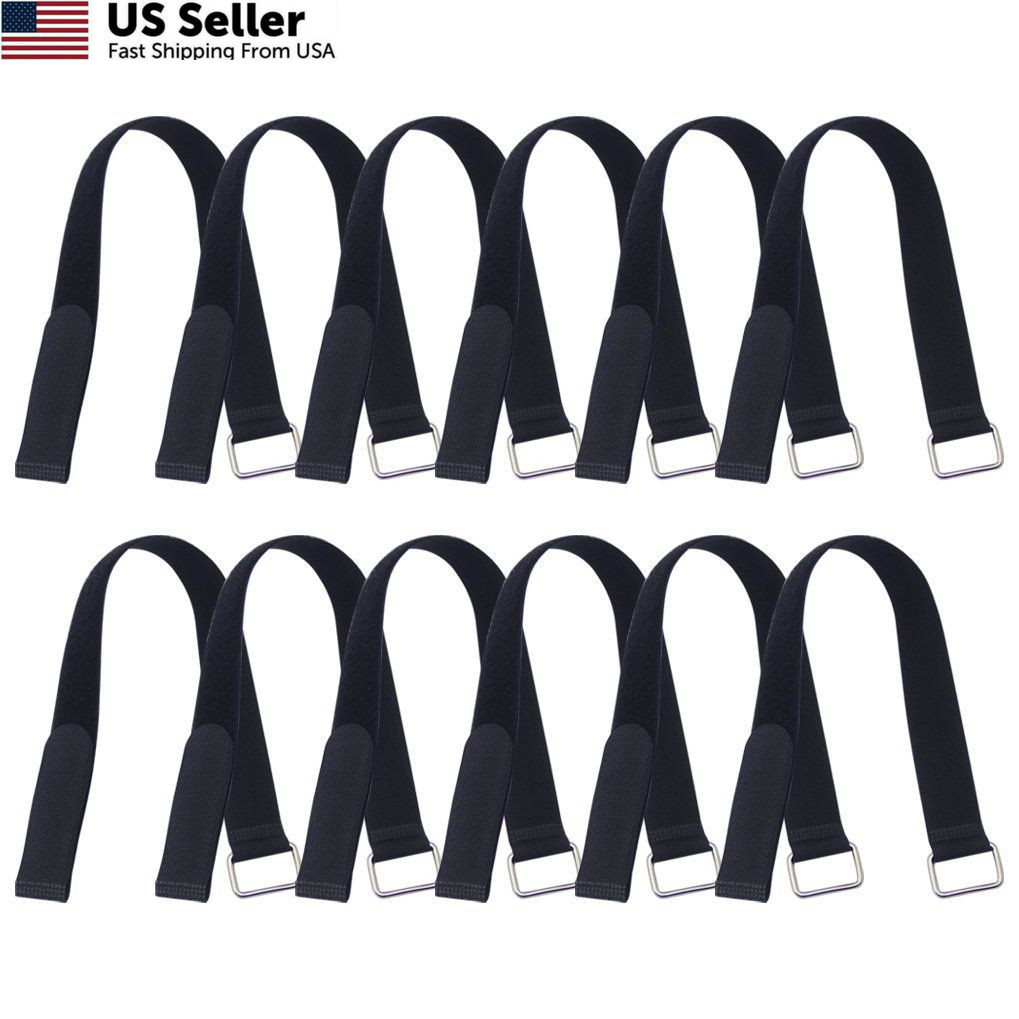 VIGAER 18 inch Extend Cable Strap and Adjustable Securing 1 x 18 in, Black