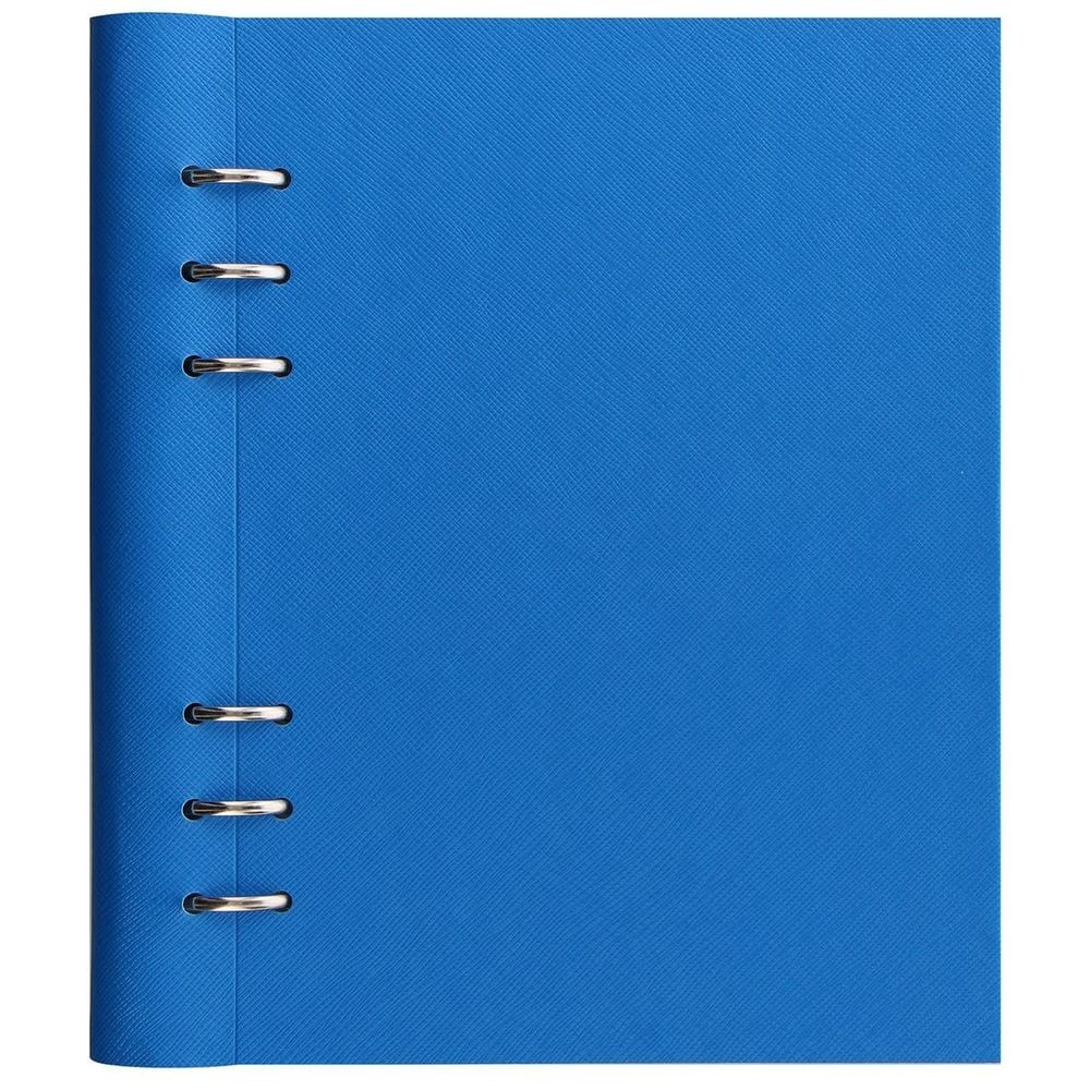 Saffiano Clipbook (Fluoro Blue) - A5