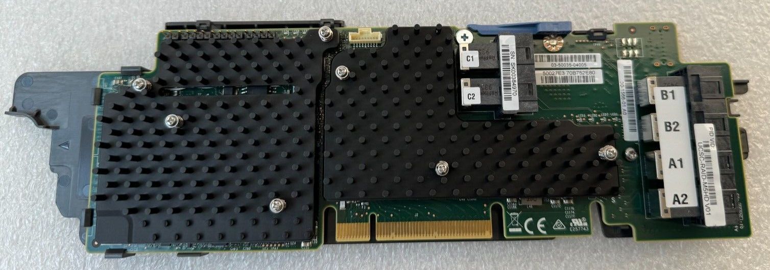 UCSC-RAID-M5HD CISCO 12Gb/s MODULAR PCIE SAS RAID CONTROLLER  w/ Battery+Cable