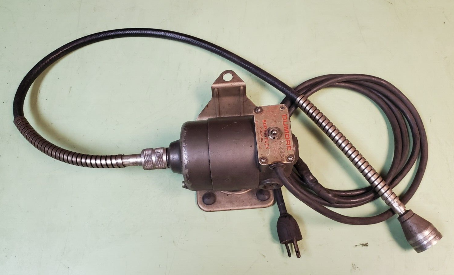 Dumore Super-Flex Flexible Shaft Grinder Motor, Cat. No. 6-021