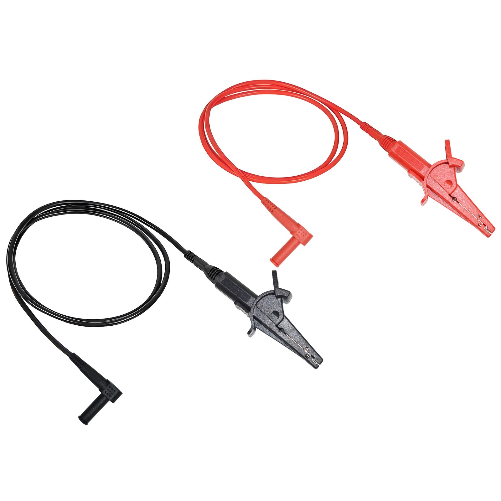 ZIBOO 69381 Alligator Clip Test Leads, Heavy-Duty Banana Plug Replacement Leads