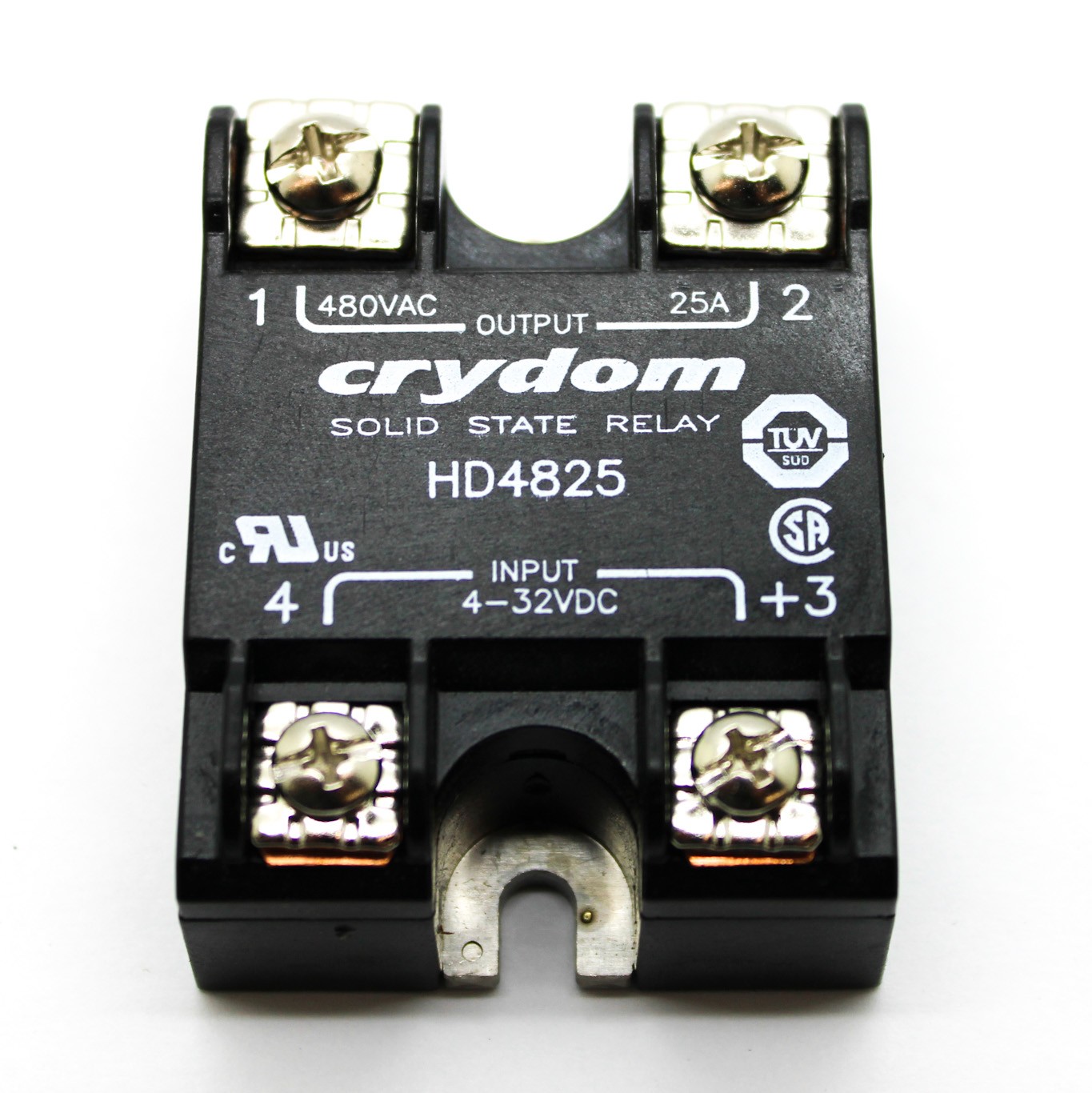 Crydom HD4825 25A 480VAC SPST-NO (1 Form A) Hockey Puck Solid State Relay