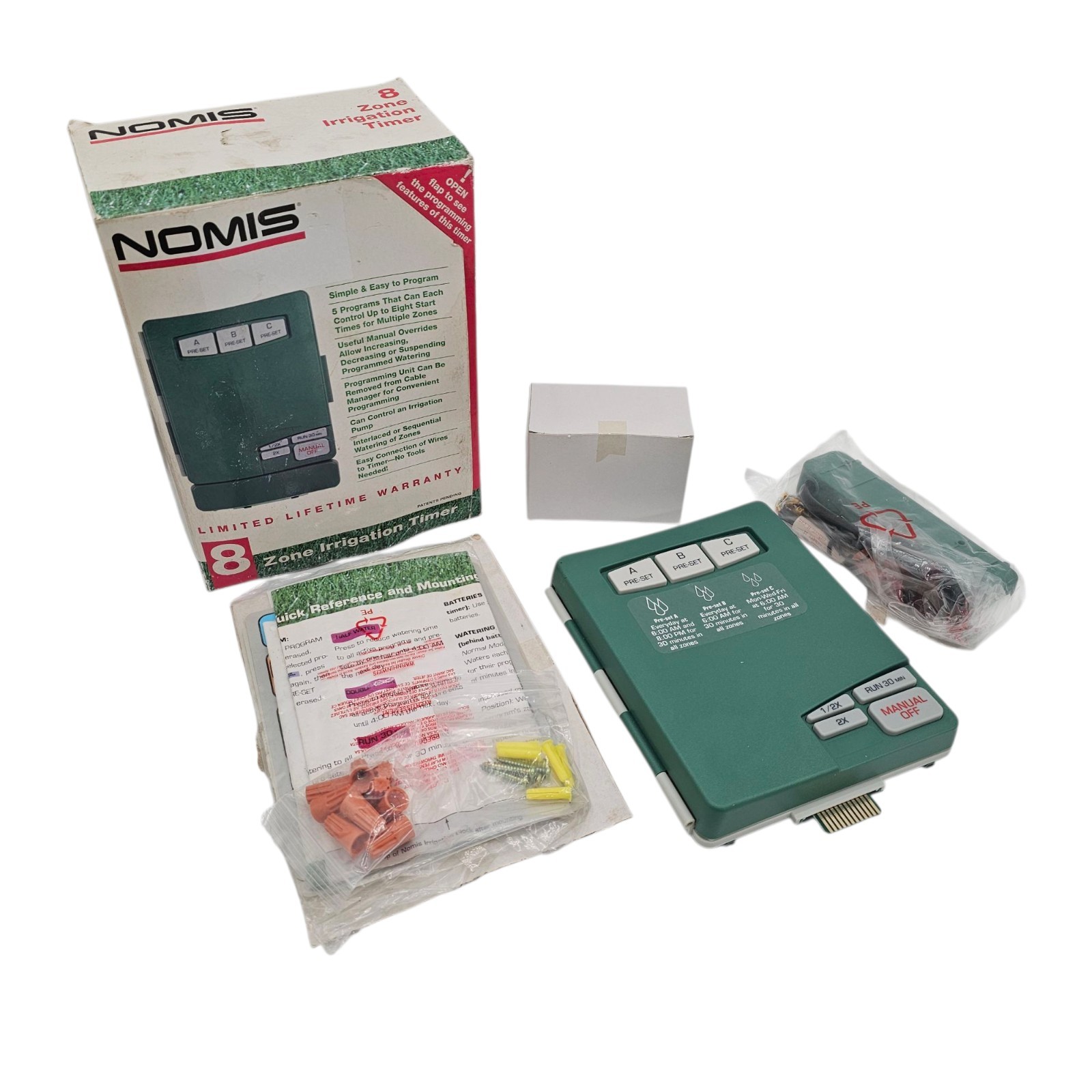 NOMIS 8 ZONE STATION IRRIGATION SPRINKLER CONTROLLER MODEL G903