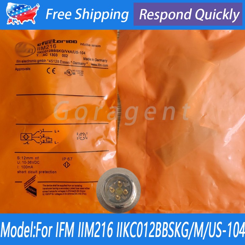 NEW For IFM IIM216 Proximity Switch Sensor Free Shipping USA