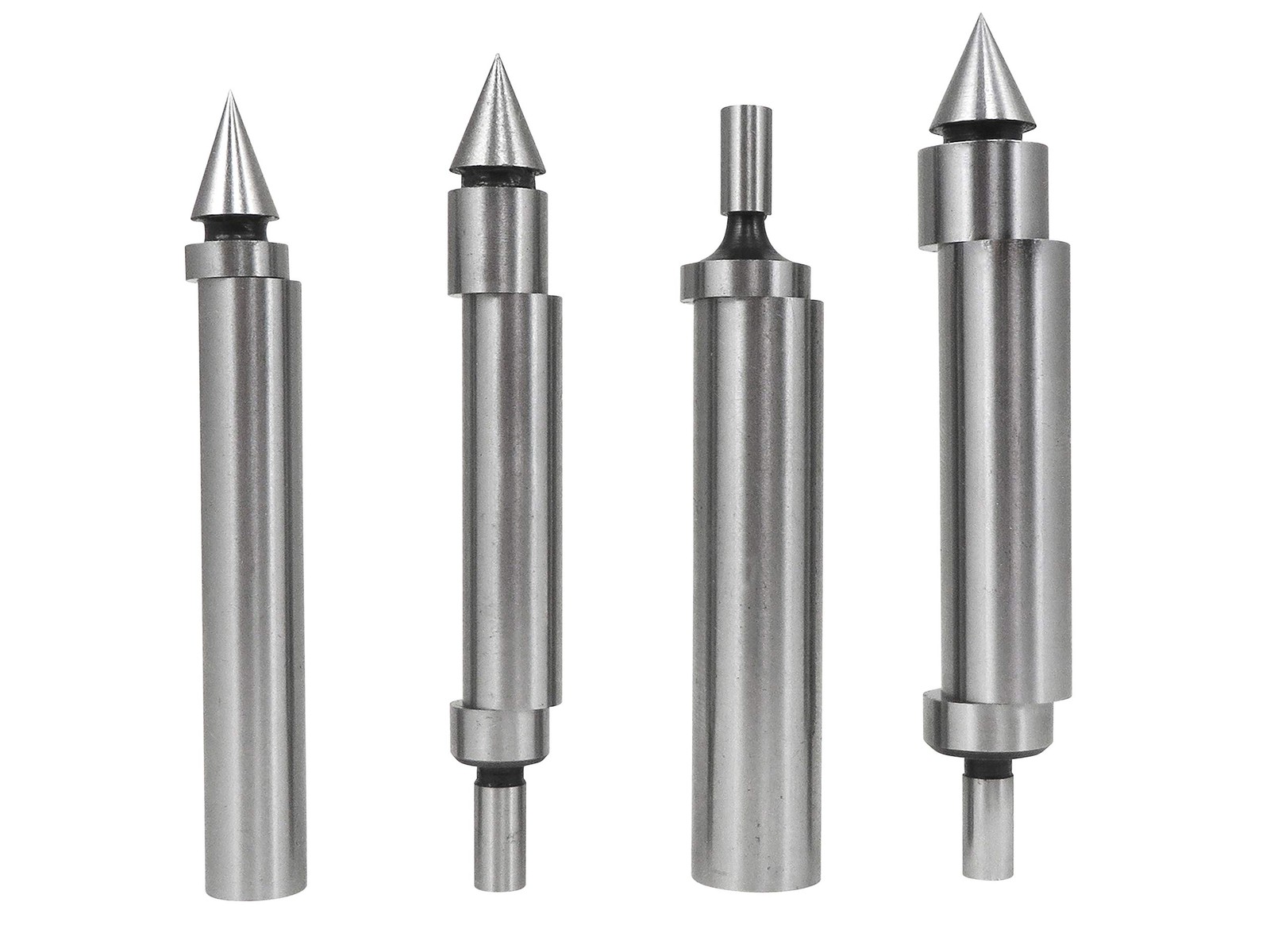 466170 4 Piece Edge Center Finder Set with Single End, Double End and Cone Tips