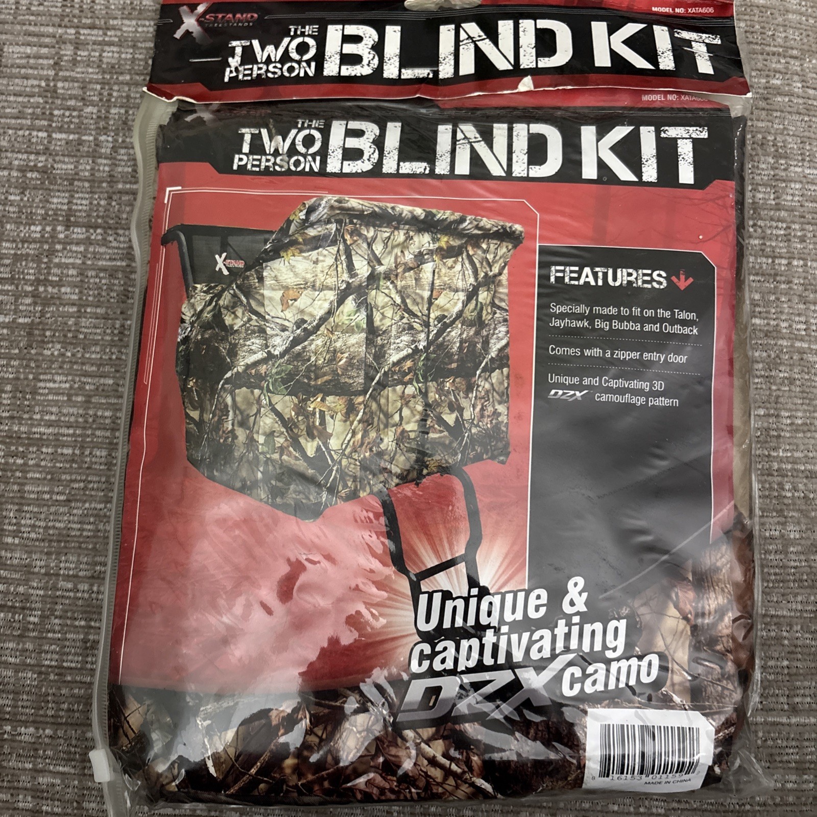 X-Stand Two Person Ladder Stand Hunting Blind Kit 3D Camo – Model XATA606 - NEW