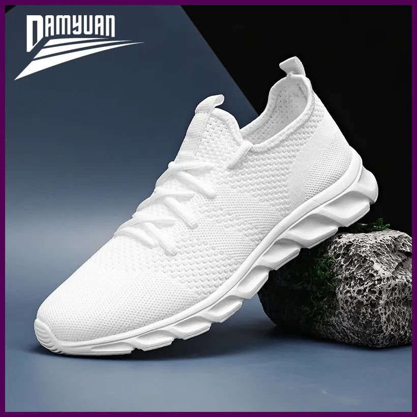 Fashion Men Casual Shoes Men Sneakers Brand Men Shoes Loafers Slip On Male Mesh
