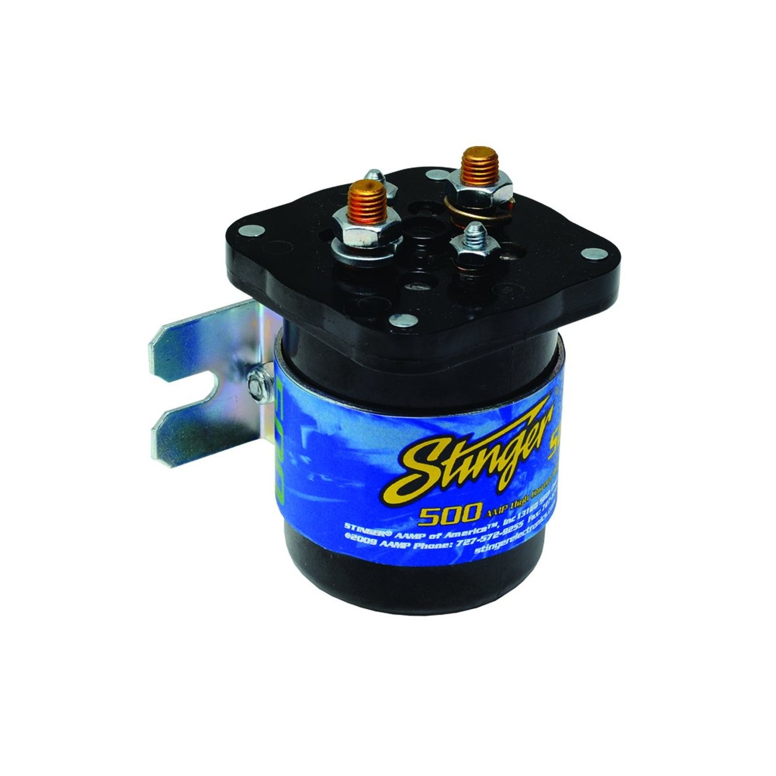 Stinger SGP35 500-AMP High Current Battery Relay and Isolator, 12V (Black)