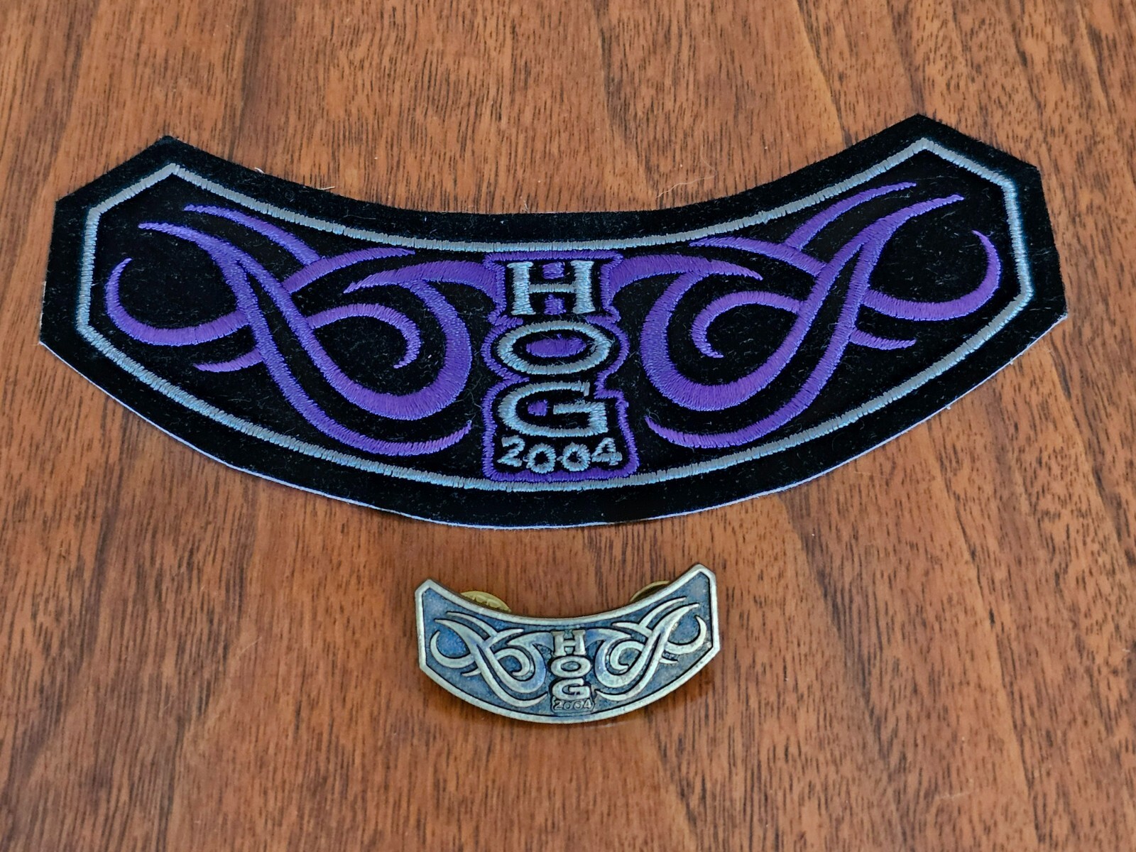 2004 HOG Harley Davidson Owners Group Set Patch & PIN