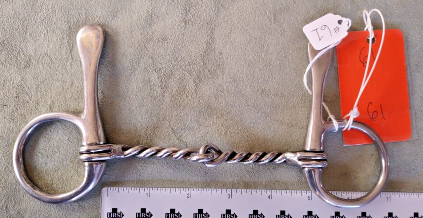 4" Twisted Stainless Steel Half Cheek Spoon Drop Bit (box 61)