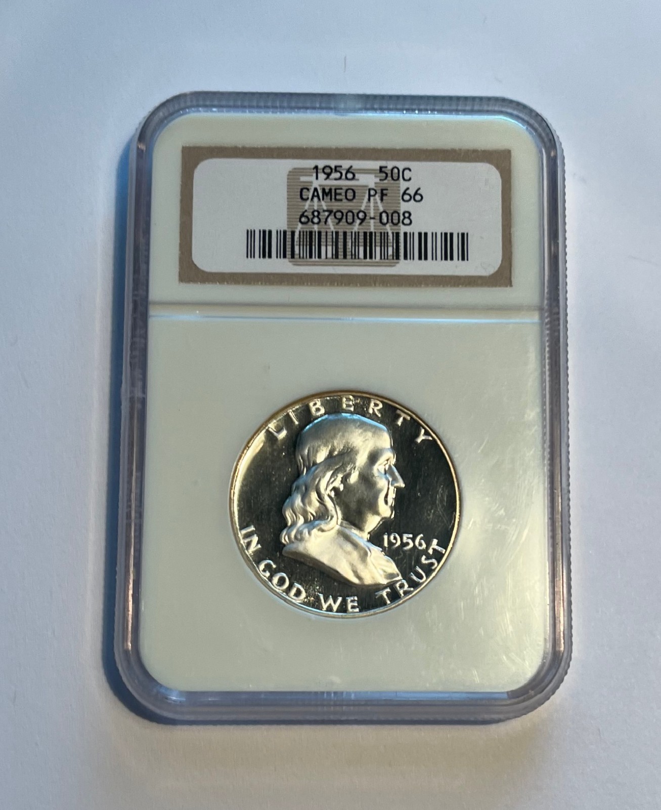 1956 PF 66 Cameo Franklin 50c