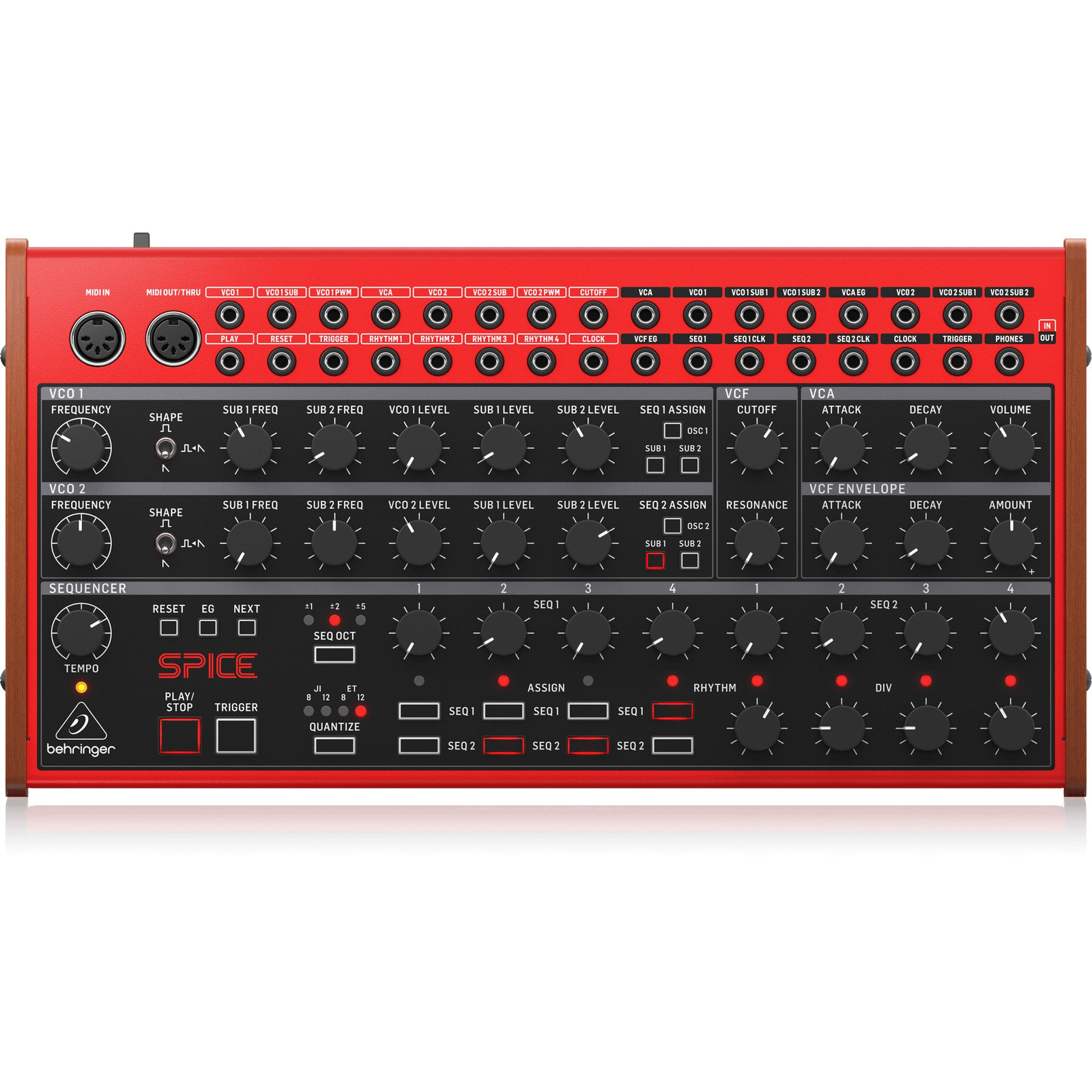 Behringer Spice Analog Semi-Modular Polyrhythmic Synthesizer