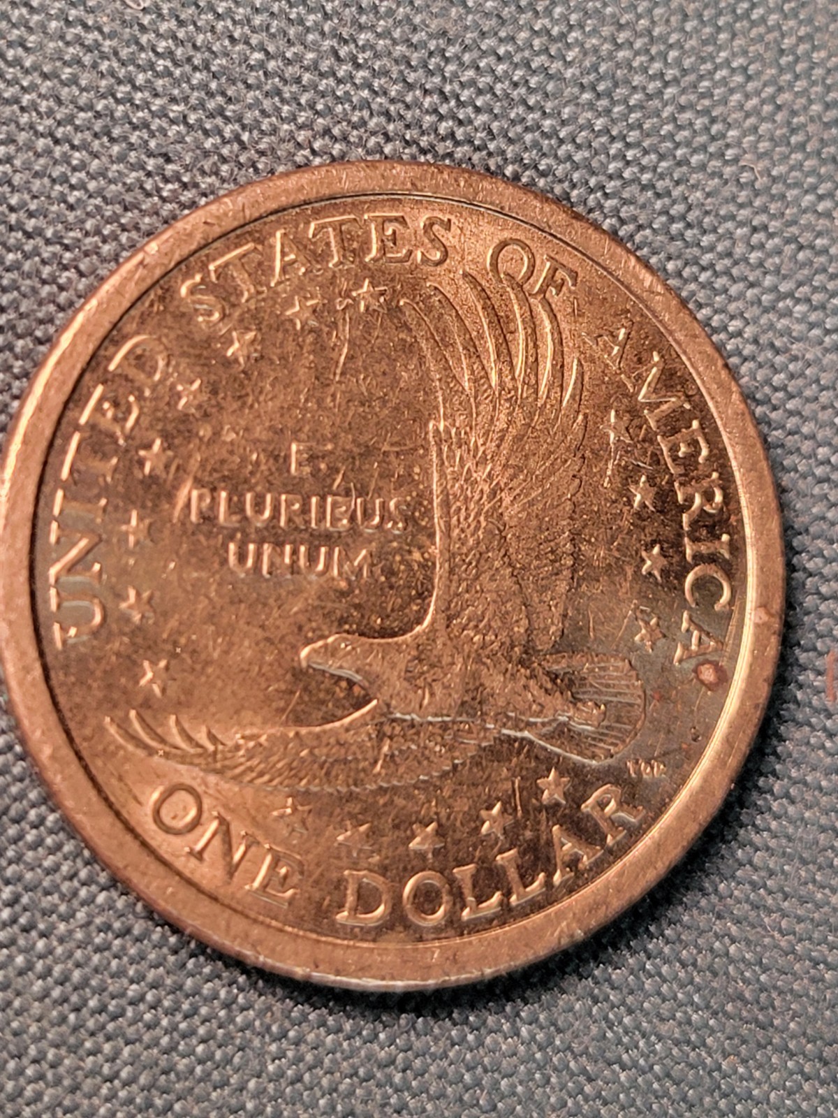 2000-D Sacagawea Dollar Speared Wing Wounded Eagle Very Unique Rare Coin