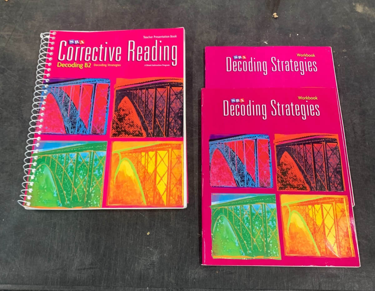 Corrective Reading Decoding B2 Teacher Presentation Book and Student Workbooks