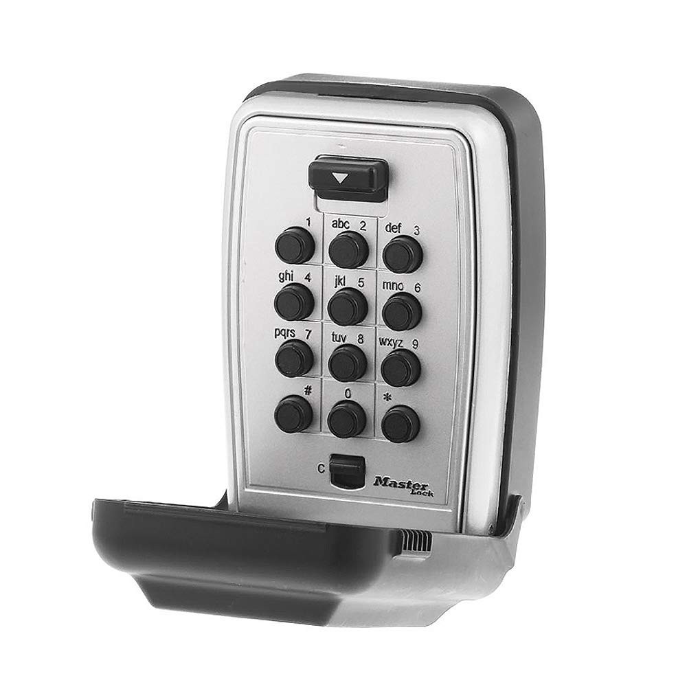 Master Lock 5423EC Wall Mount Key Lock Box 5 Key Capacity Black