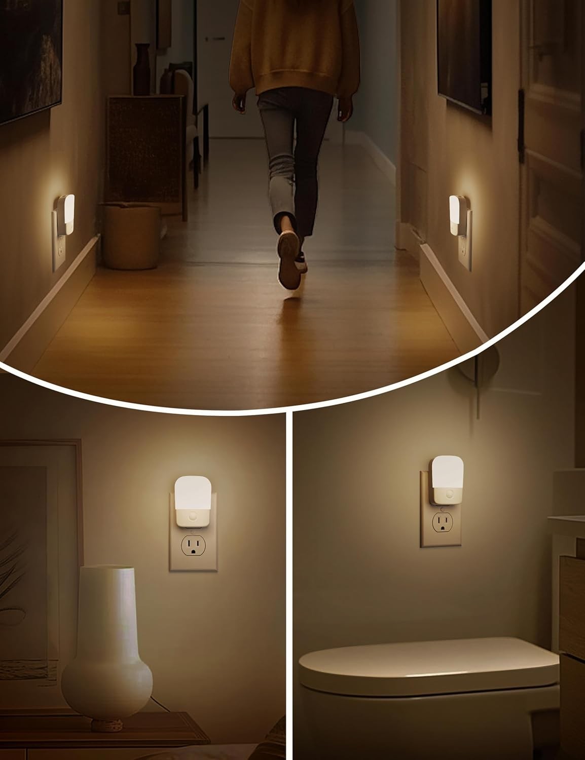 Night Lights Plug into Wall[2 Pack], Light with Dusk 2 Pack, Soft White