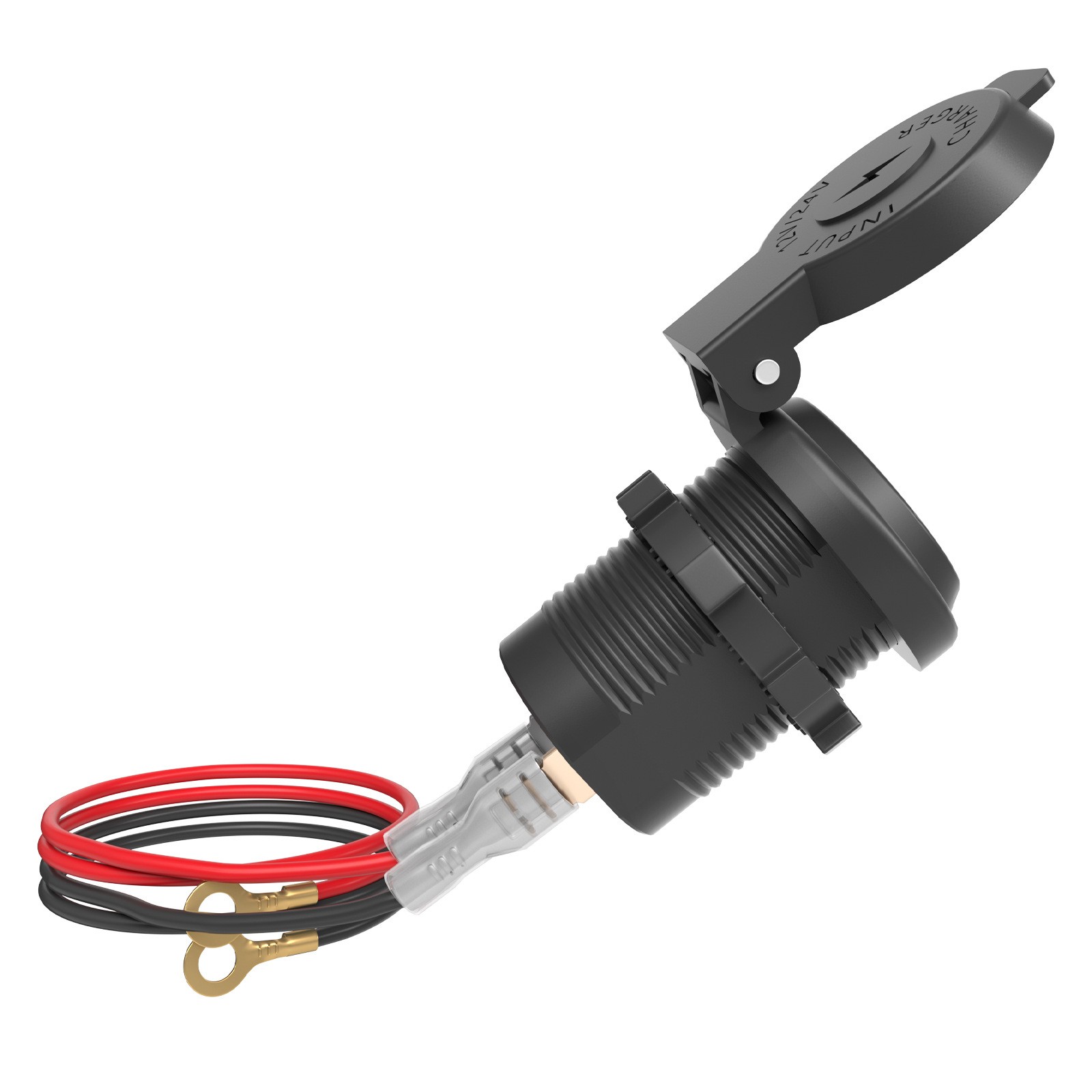 Dual Port USB Type-C PD Car Charger Cigarette Lighter Socket QC Charging Adapter