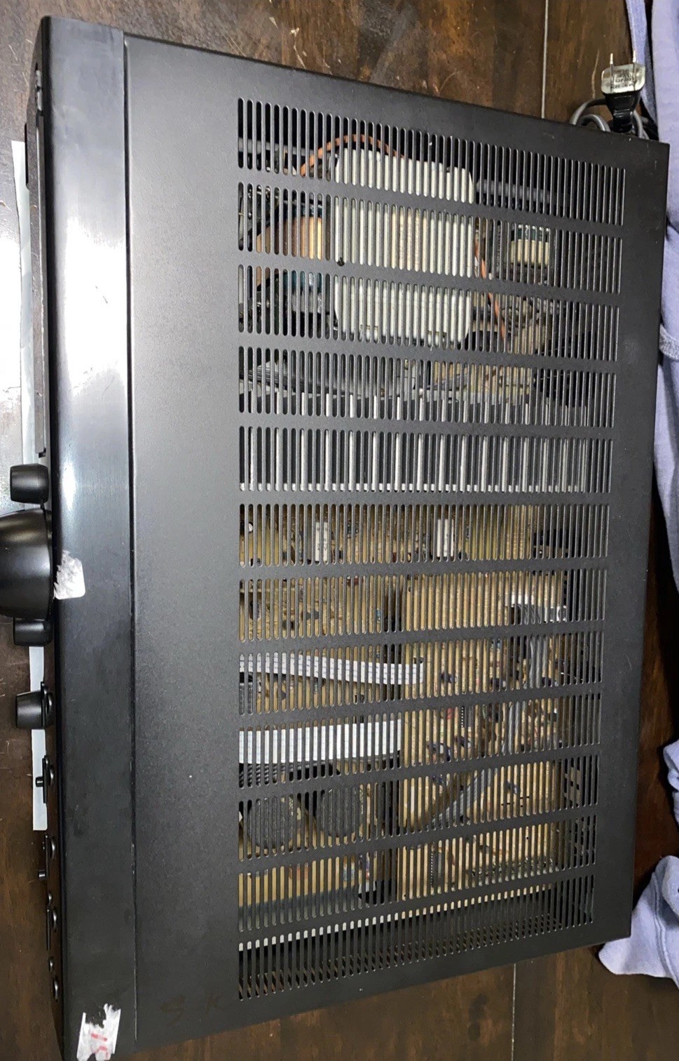 JVC RX-318BK Stereo receiver No Remote Untested Turns On