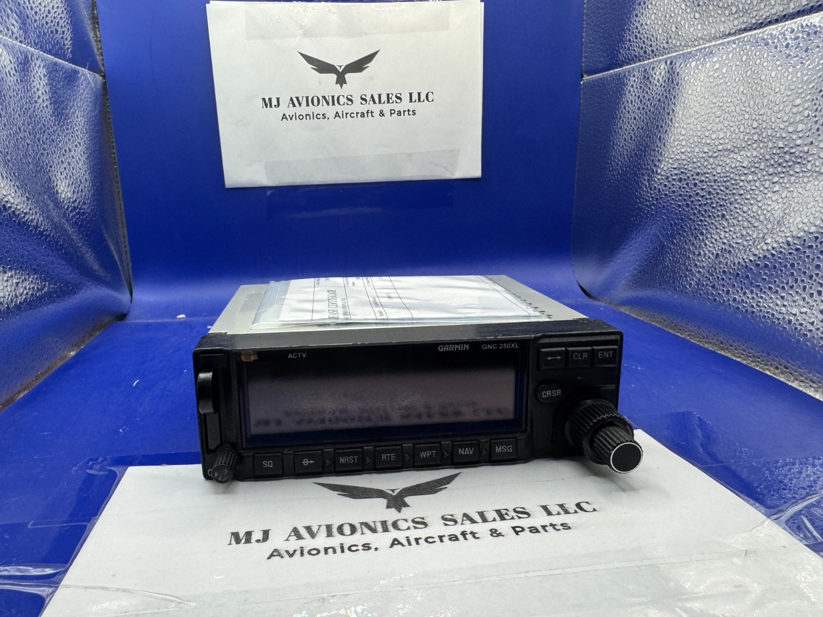 GARMIN GNC 250XL GPS/COMM 14 VDC P/N 011-00295-00 WITH FRESH FAA FORM 8130-3