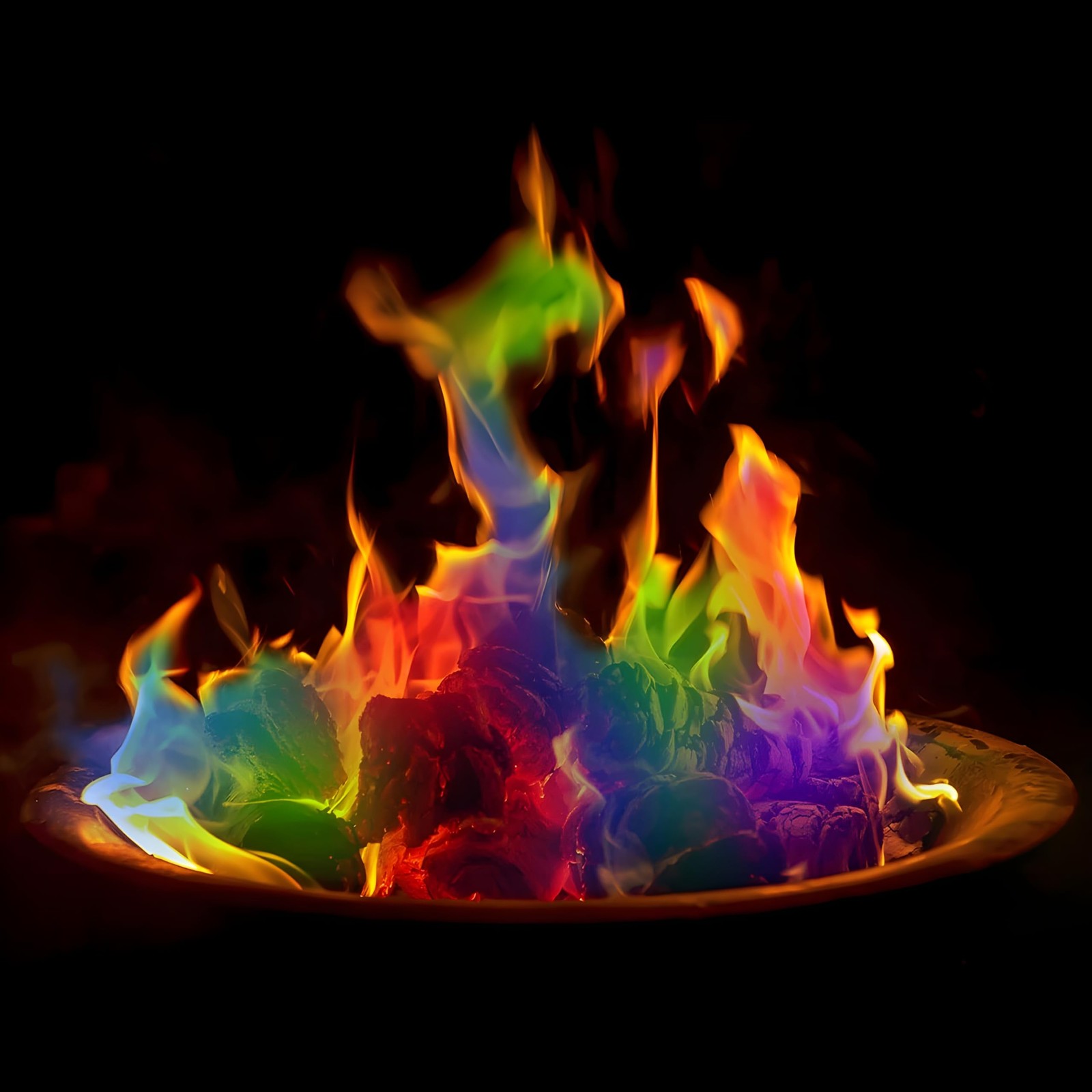 Magic Campfire Fire Color Changing Packets – 12 Pack (25g Each) – Assorted