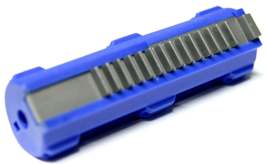 SHS - 14 Steel Teeth Piston for airsoft AEGs- TT0031 - Blue