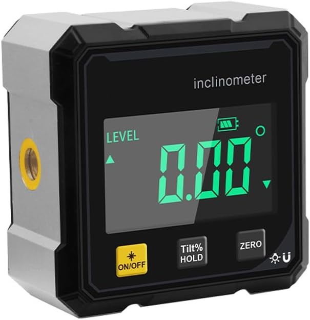 Digital Angle Finder Protractor Tool-High Accuracy Inclinometer with LED Display
